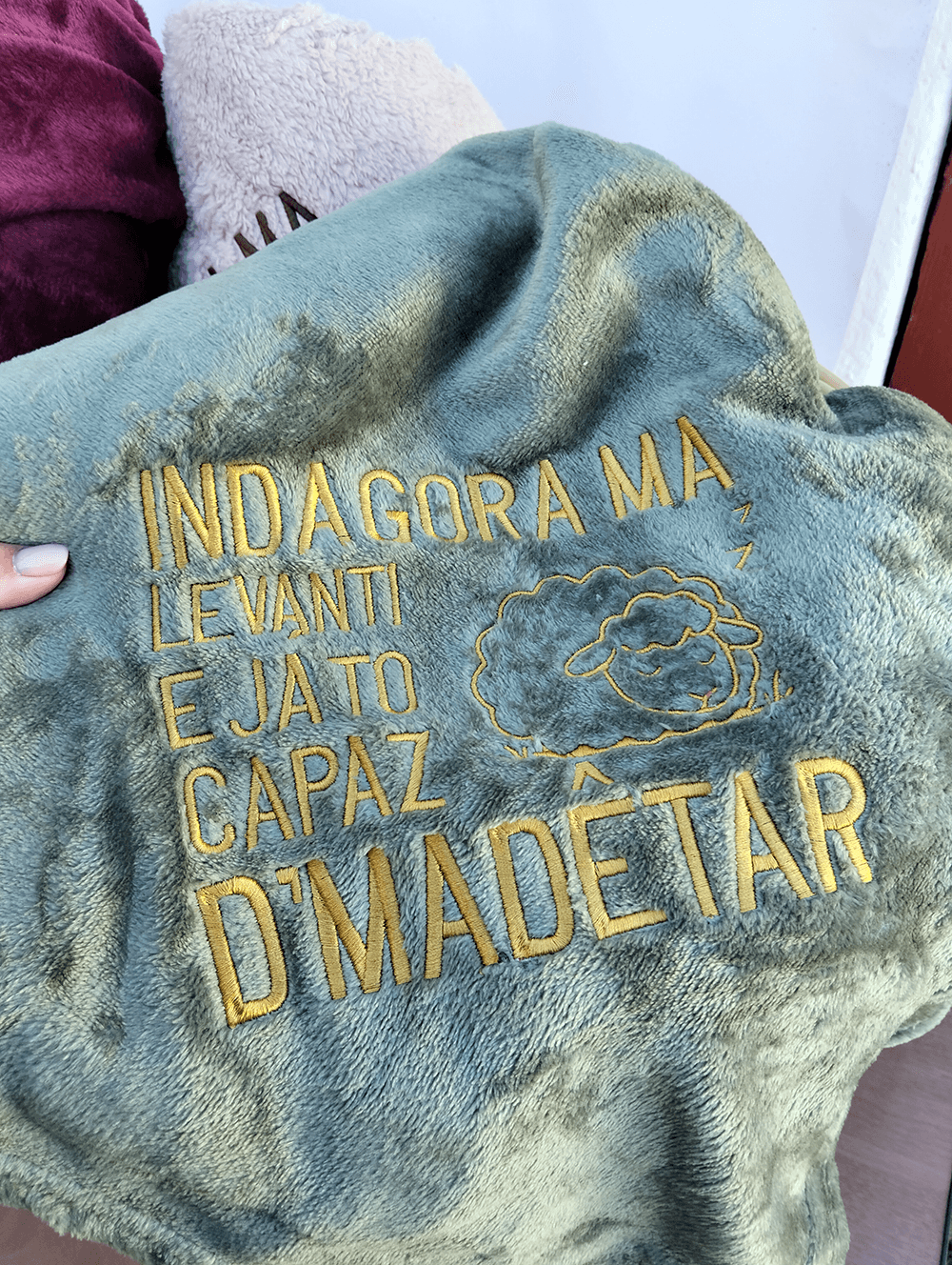 manta "indagora" verde