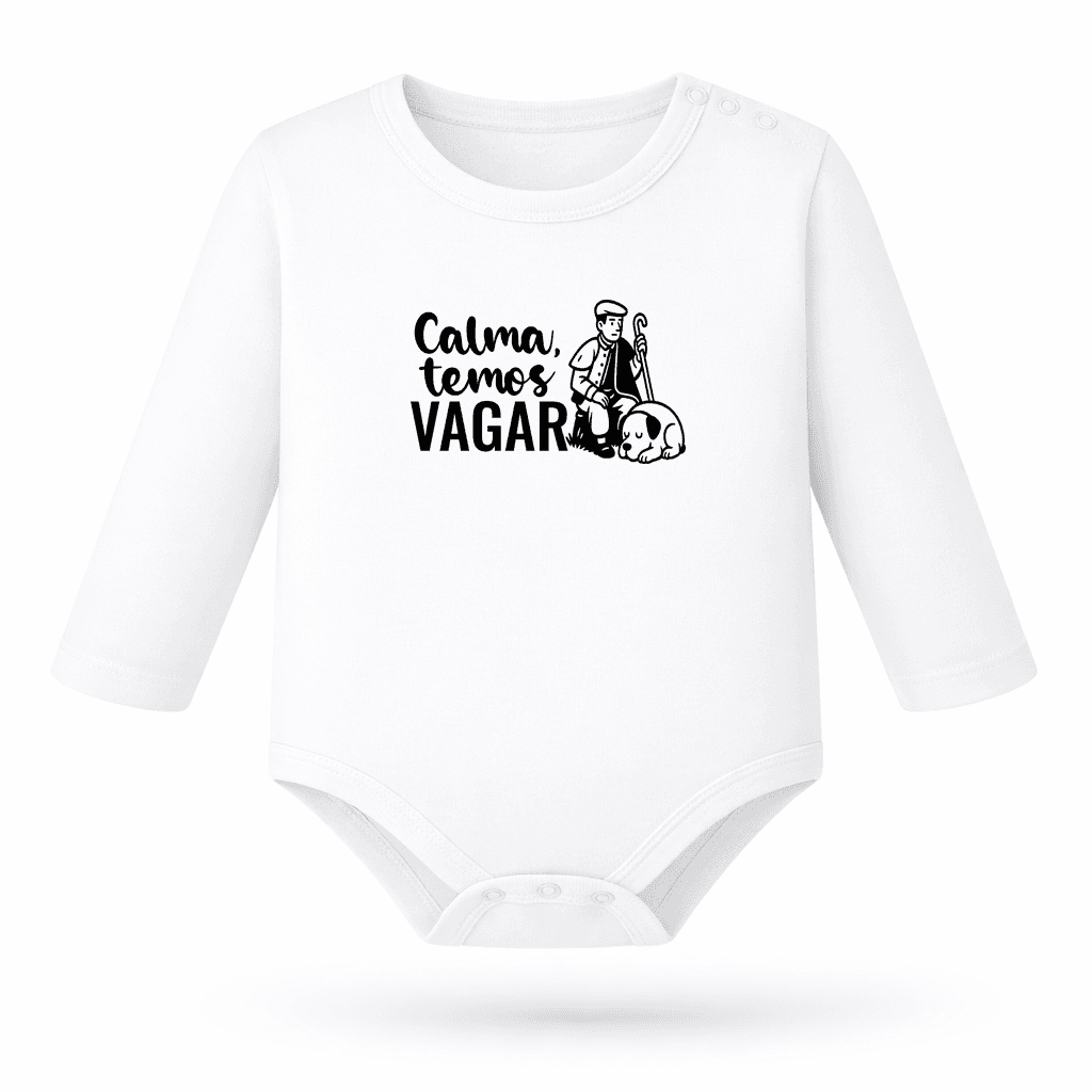 body manga comprida criança alentejana