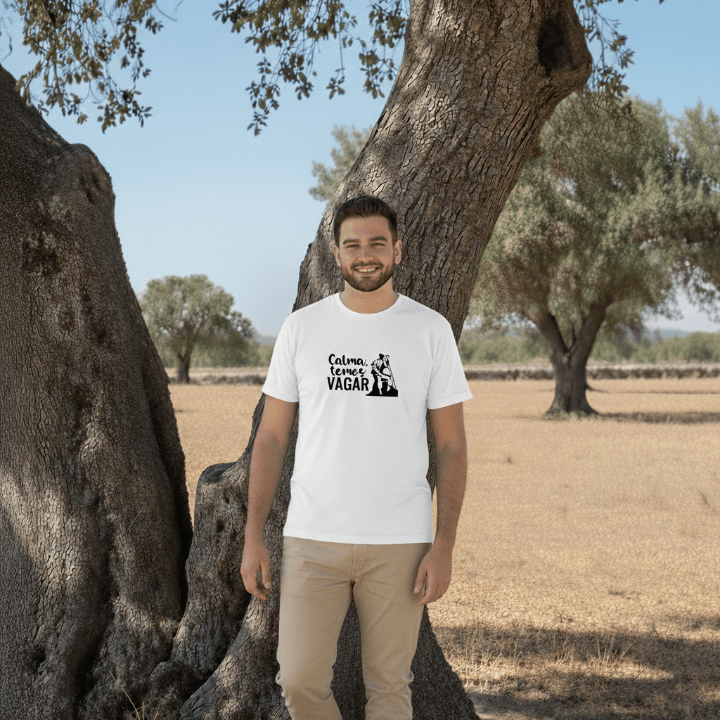 T-Shirt "Calma, temos vagar" clássica