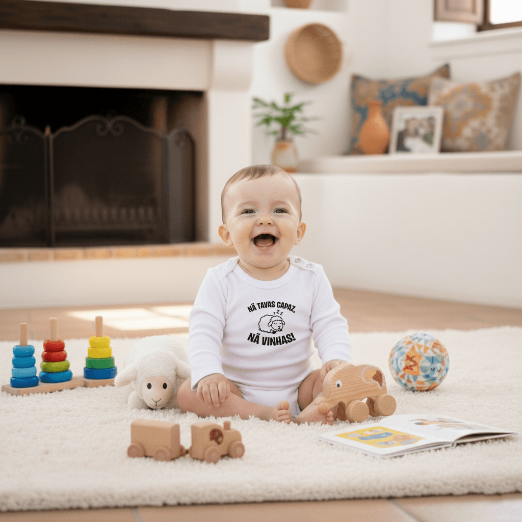 body manga comprida criança alentejana