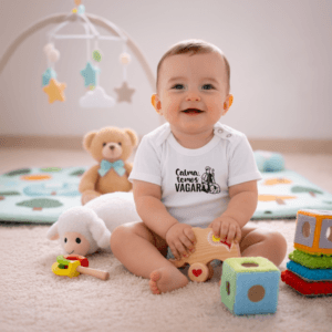 body manga curta criança alentejana