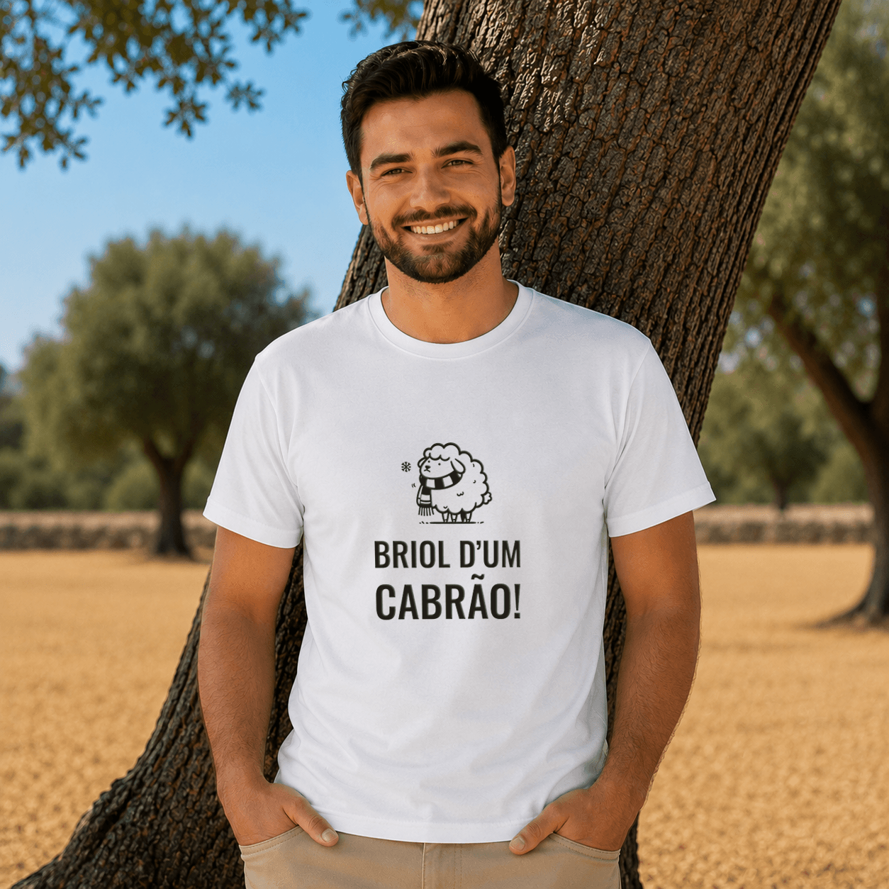 T-Shirt "Briol d'um cabrão!"