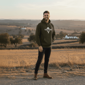 sweatshirt com capuz "tem avondo"