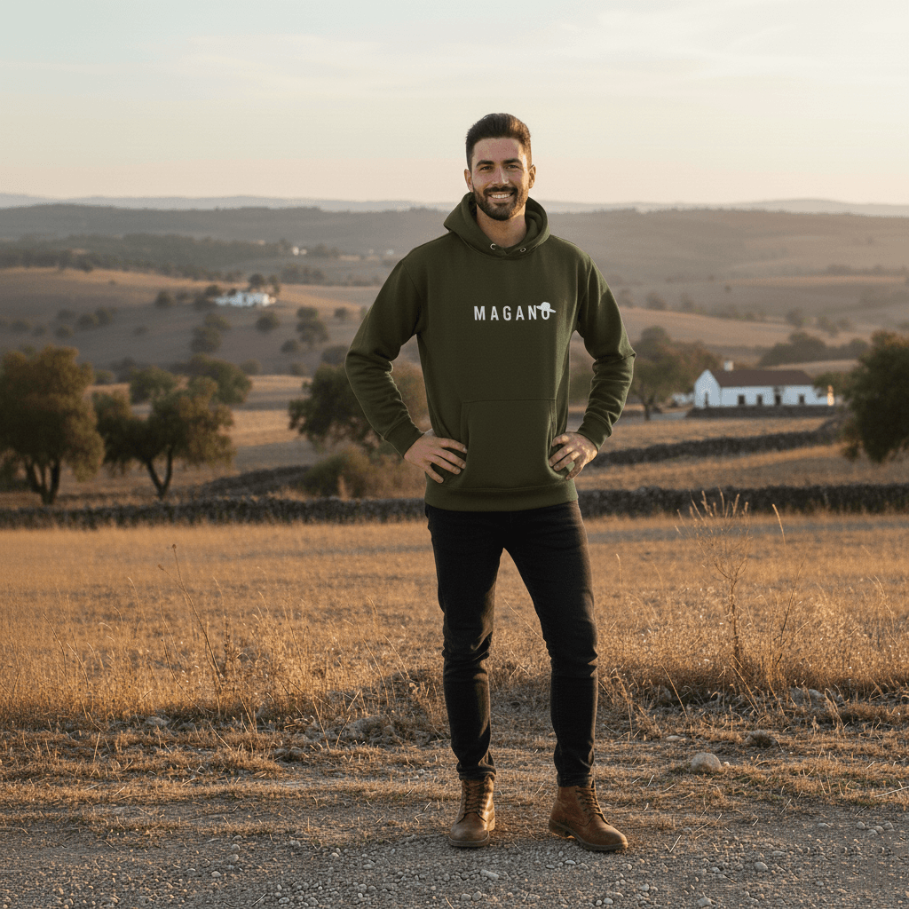 sweatshirt com capuz – design "briol d'um cabrão!"