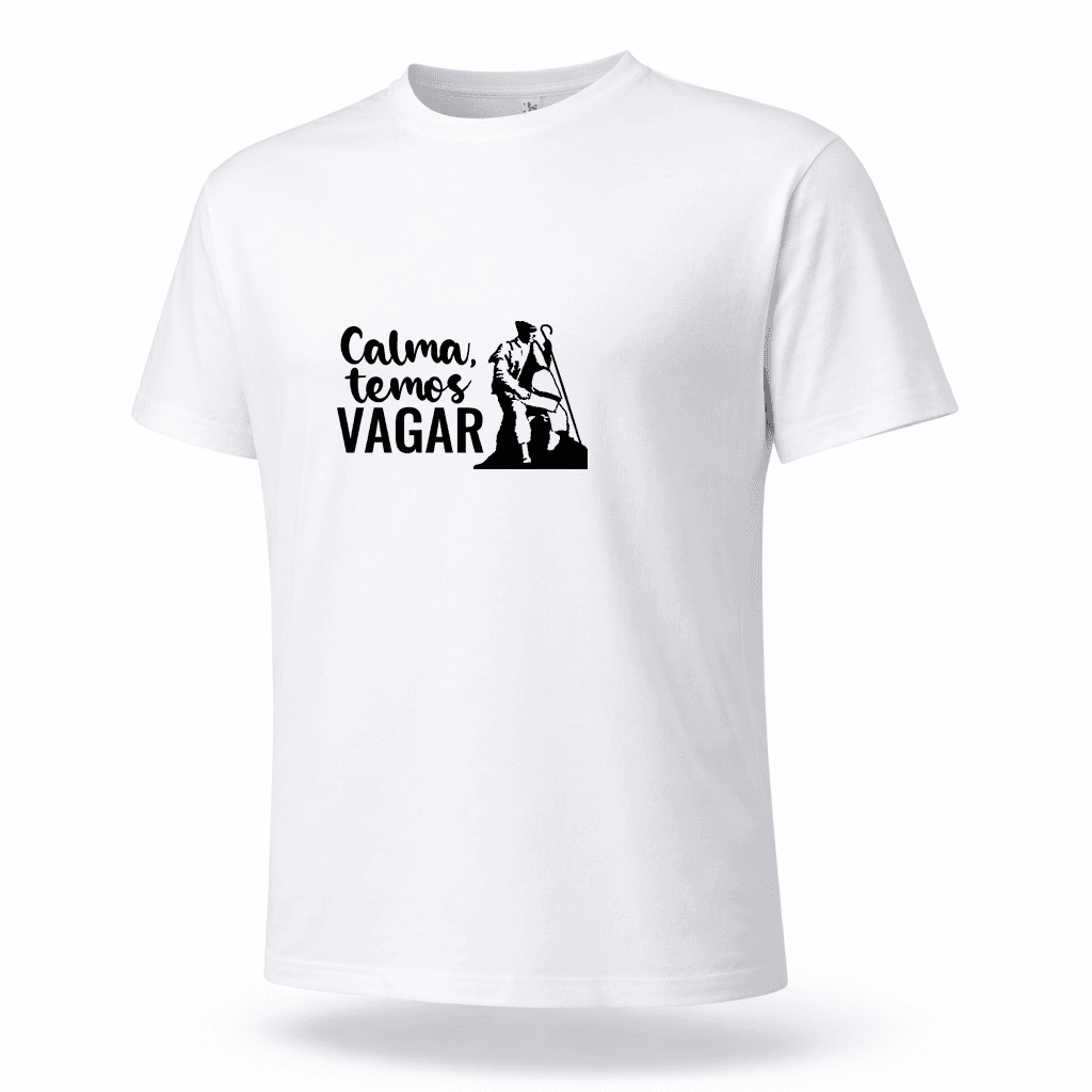T-Shirt "Calma, temos vagar" clássica - Image 2
